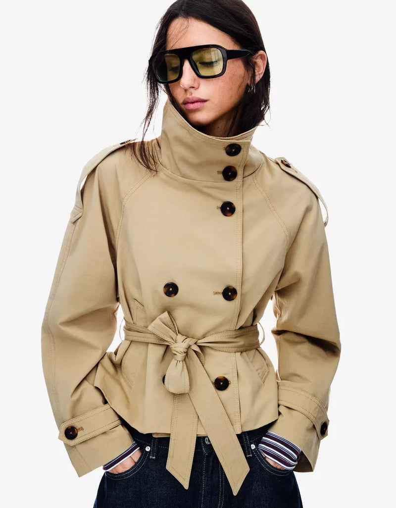 Julie - Trench-coat med knapper