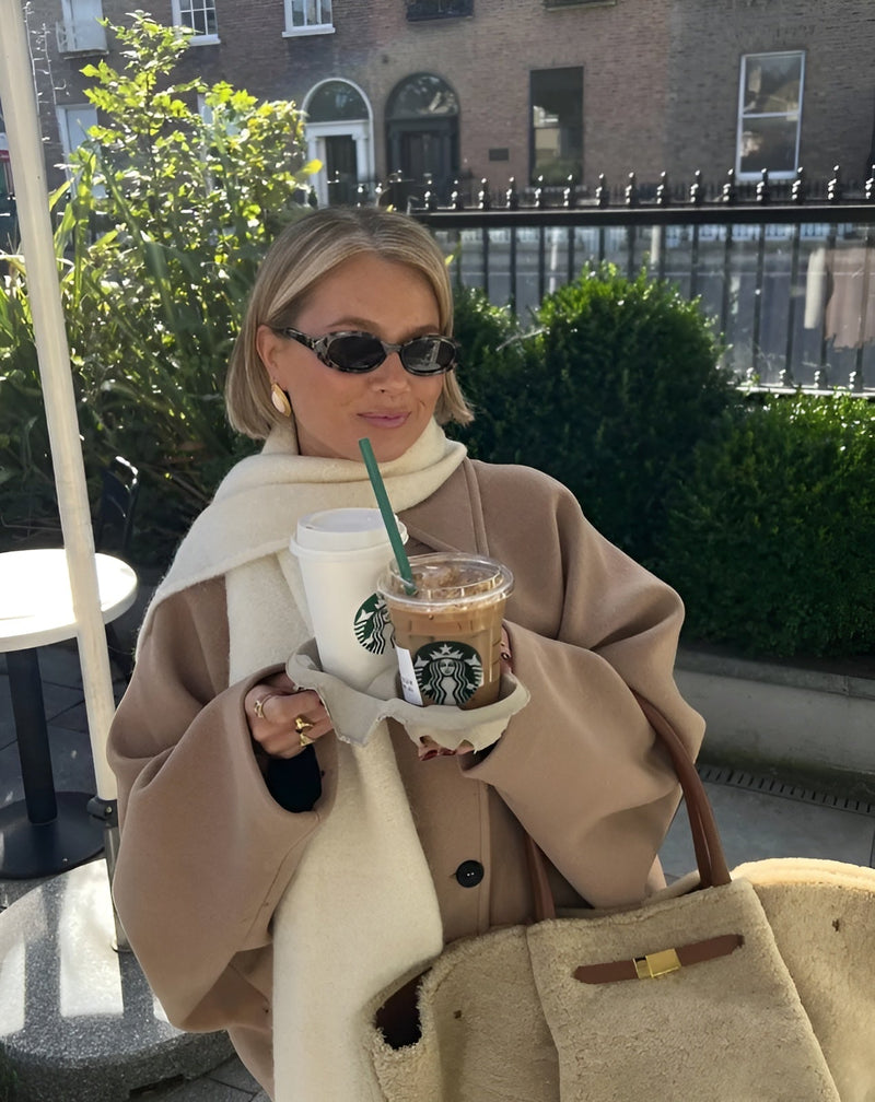 Lizzy | Trendy oversized ulljakke