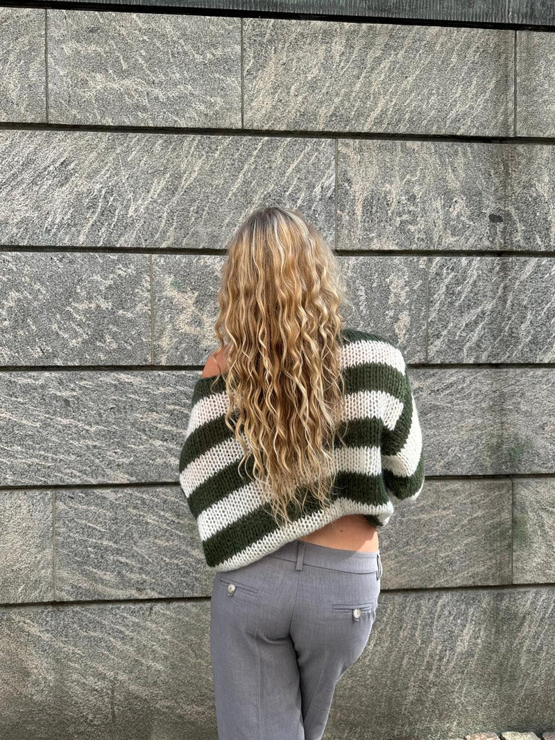 Evelina - Stripete Strikkegenser