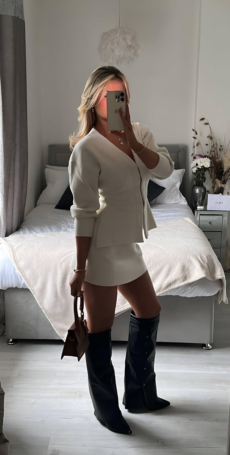 Iduna - Elegant strikket sett