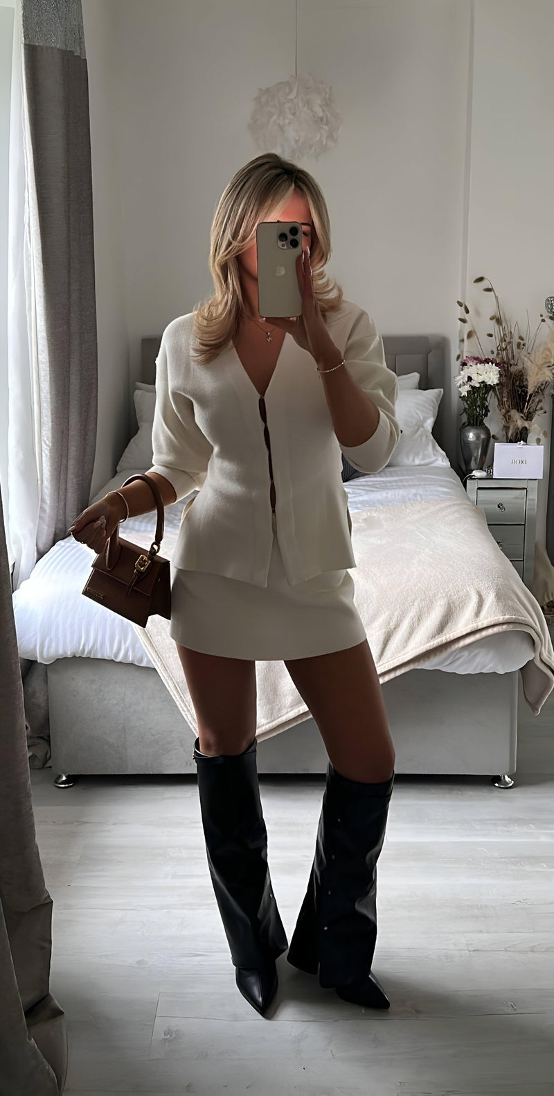 Iduna - Elegant strikket sett