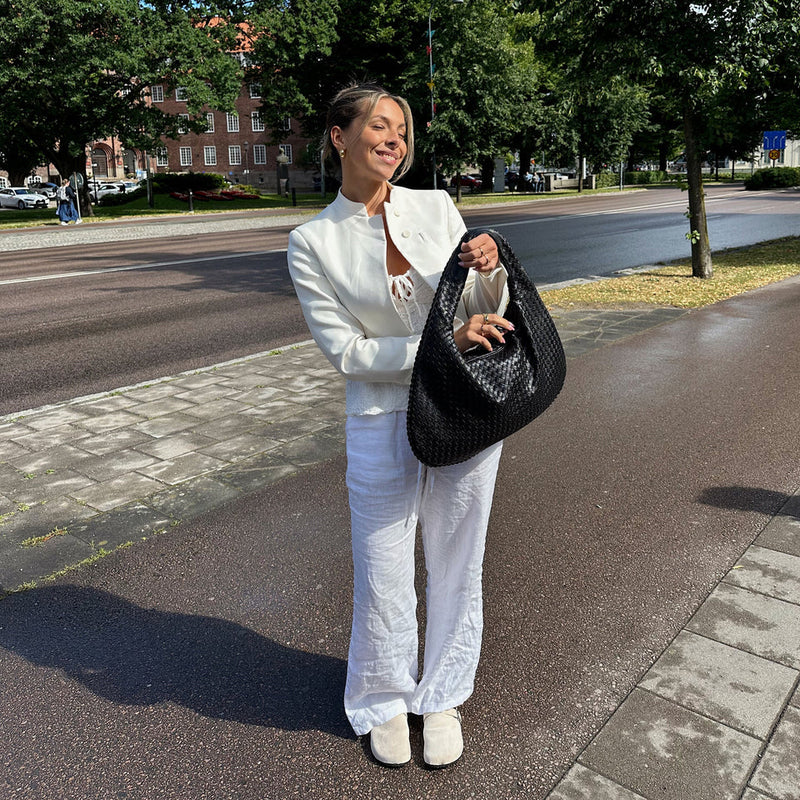 Jade – Luksuriøs flettet håndveske